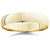 5mm Dome High Polished Wedding Plain Band 10K Yellow Gold Ring