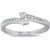 1/4 Ct Two Stone Diamond Engagement Forever Us Ring White Gold Anniversary Band (G-H, I1)