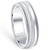 6MM Flat Comfort Fit Mens Wedding Ring in 10k White Yellow Rose Gold or Platinum