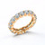 3Ct Diamond U Prong Eternity Ring Wedding Anniversary Band 14k Yellow Gold (H-I, I1)