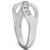 1/2 Ct Diamond Infinity Braided Anniversary Right Hand Ring 10k Whie Gold (G-H, I1)