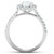 1.75 Ct Cushion Halo Diamond Engagement Ring 14k White Gold (G-H, SI)