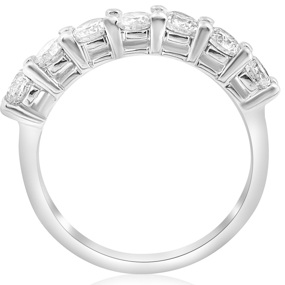 1ct Diamond Wedding Anniversary Ring 14K White Gold