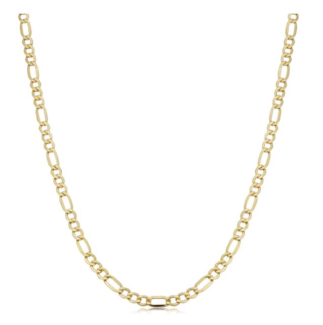 10k Yellow Gold 3.6-mm Figaro Link Chain