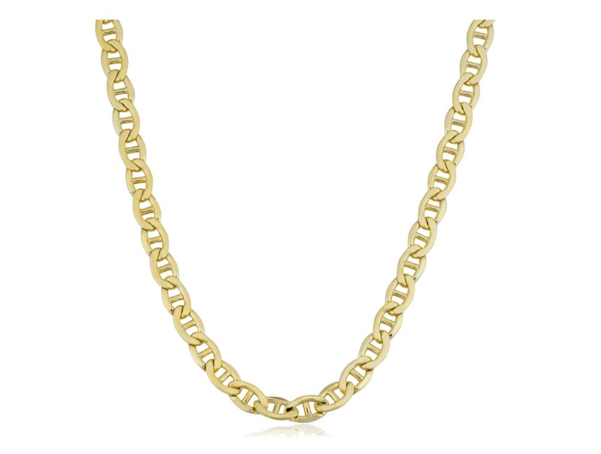 Fremada 14k Yellow Gold Filled Men's 5.9mm Mariner Link Chain