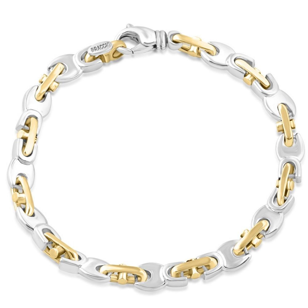 Men's Designer Mariner 14k White & Yellow Gold Two Tone