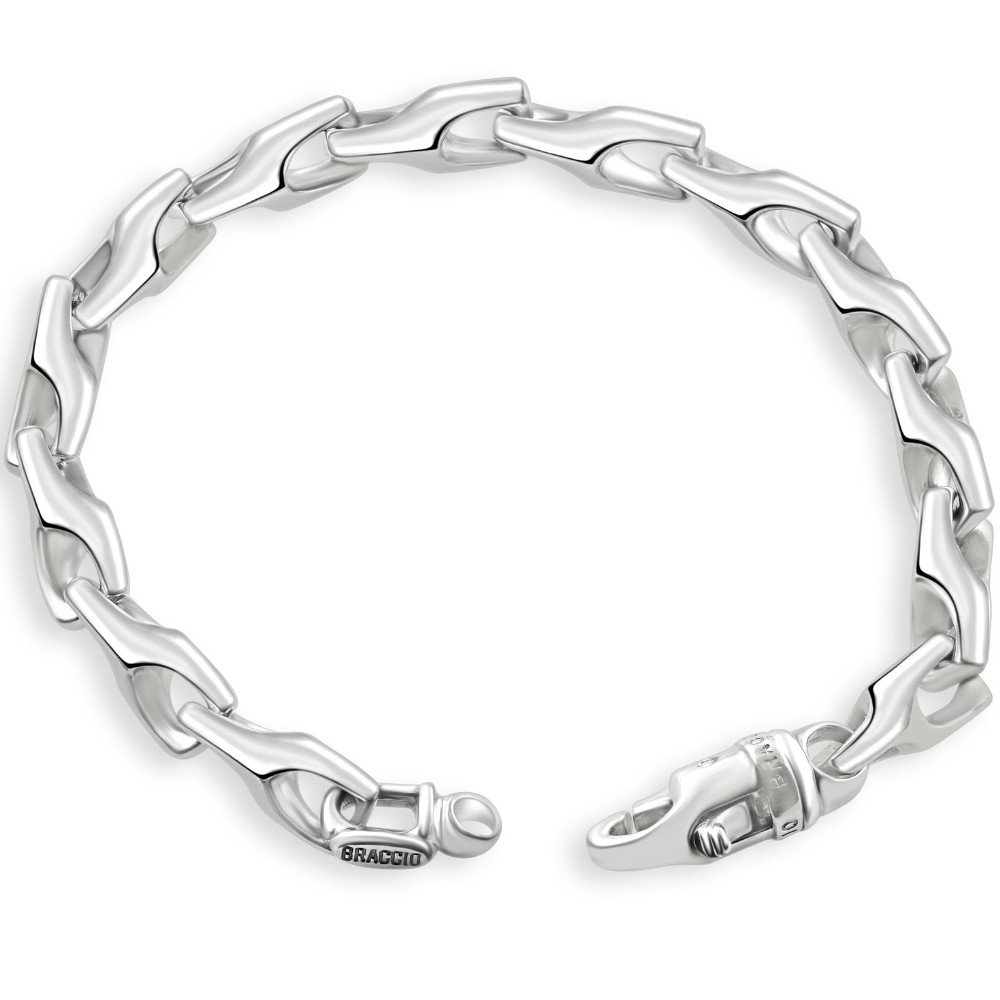 Men's Designer Seed Link 14k Gold (45gram) or Platinum (73gram