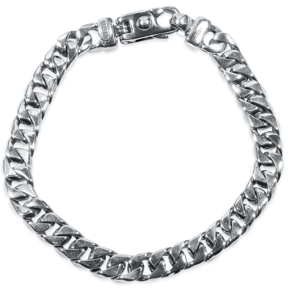 Men's Classic Curb Link 14k Gold (39gram) or Platinum (64gram) 8mm Bracelet 8.5