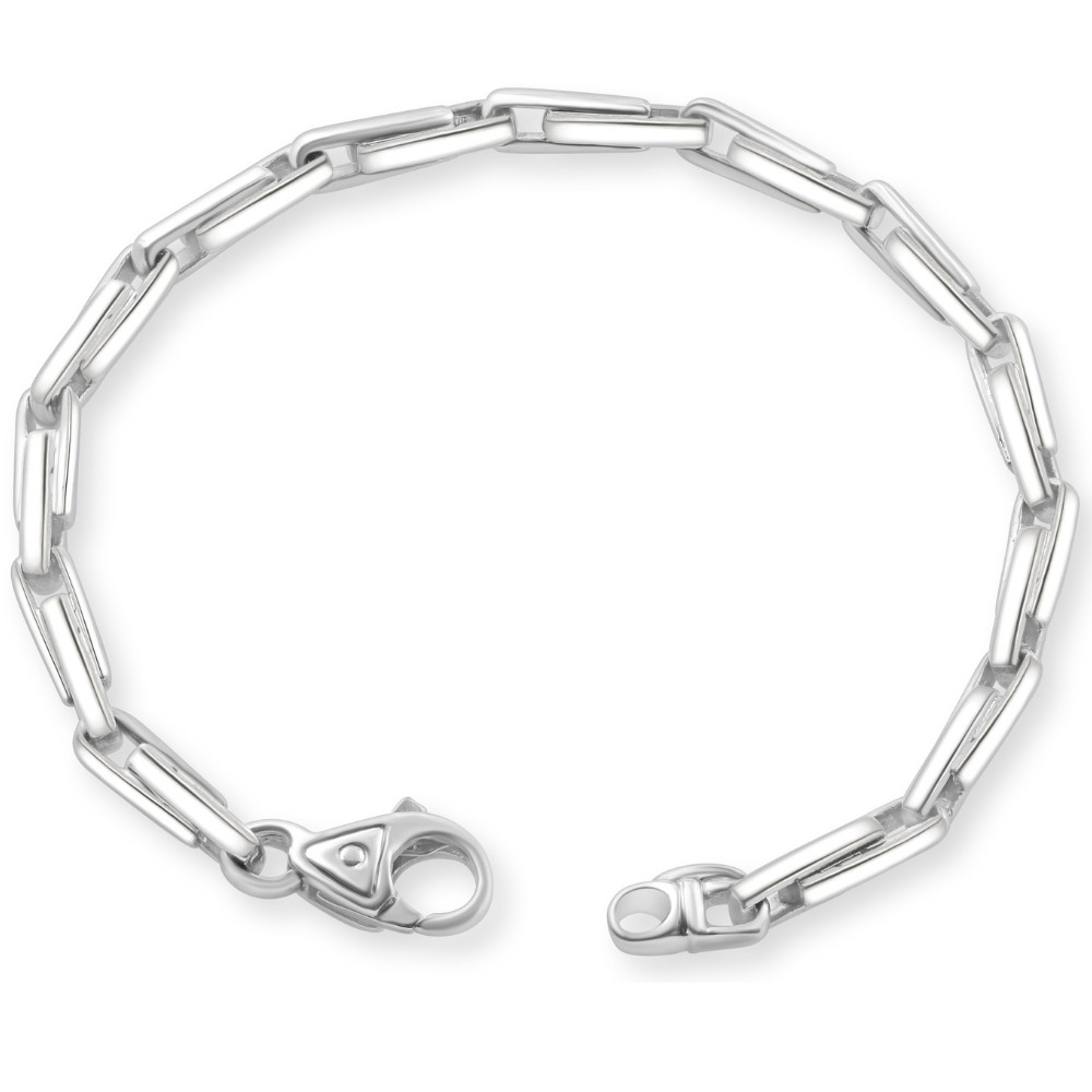 Men's 14k Gold (23gram) or Platinum (38gram) 4.5mm Link Bracelet 8.5"