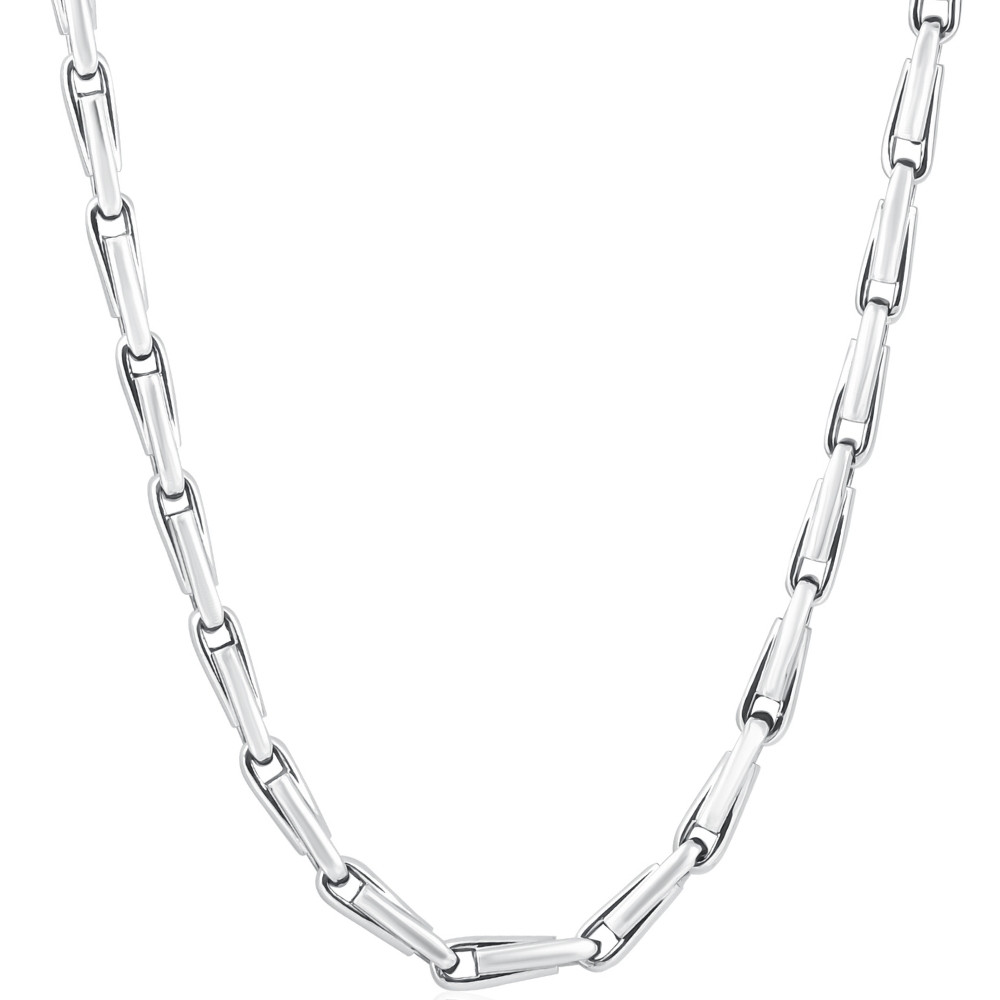 Men's 14k Gold (106gram) or Platinum (199gram) 6mm Link Chain Necklace 24"