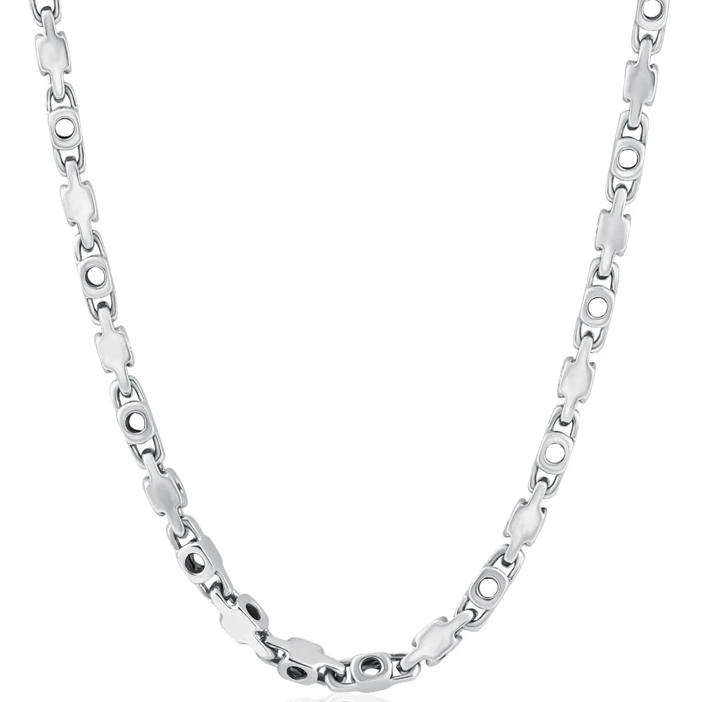 Men's 14k Gold (95gram) or Platinum (178gram) 5.5mm Link Chain Necklace 24"