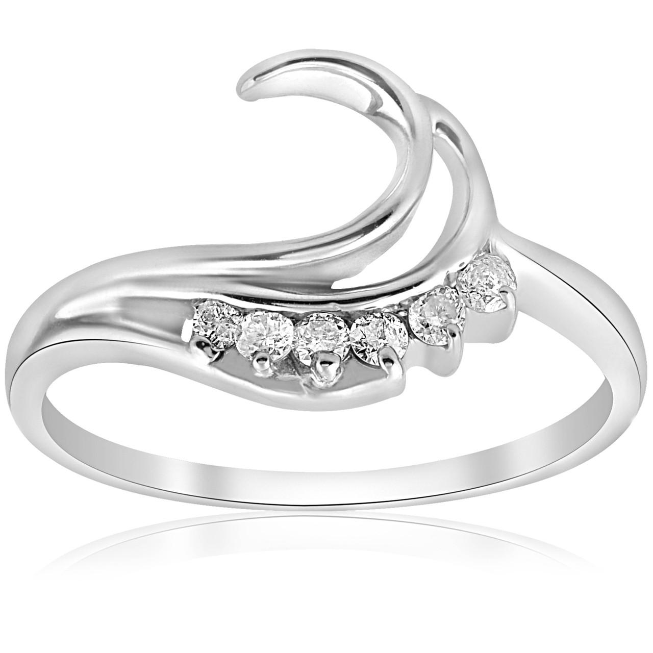 1/4ct Diamond Ring Enhancer 14K White Gold (G-H, I1)