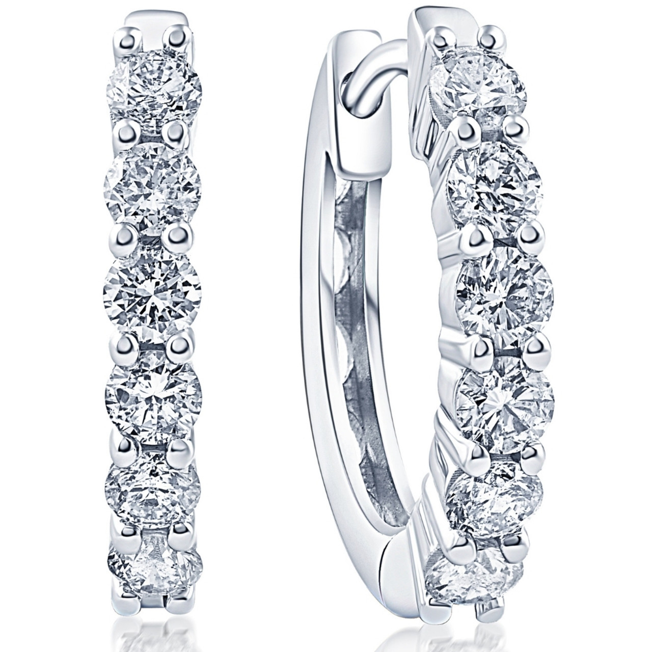 Are diamond hoop earrings in style?