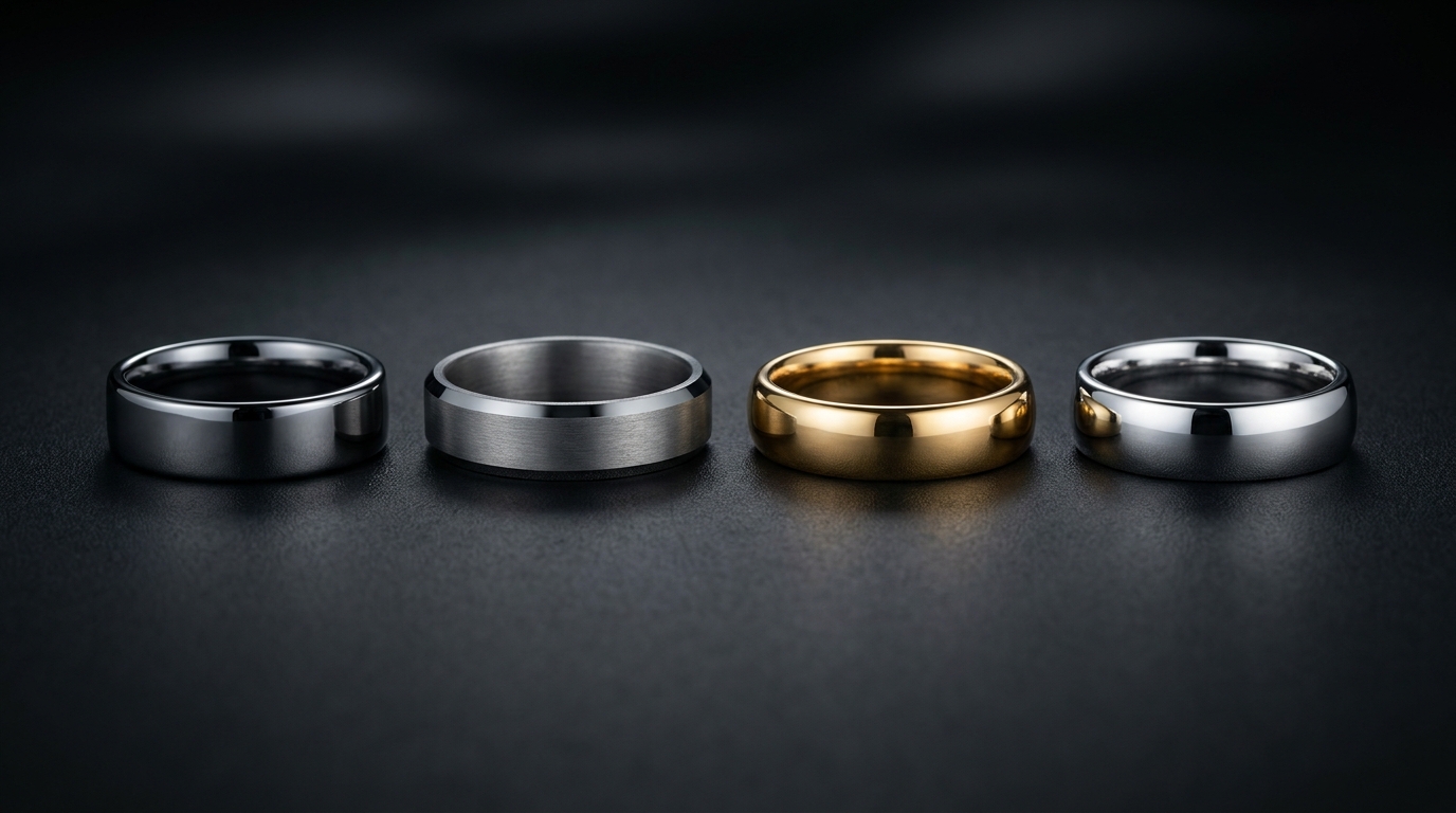 Tungsten vs Titanium vs Gold vs Platinum: Which Metal Is Best for a Men's Ring?