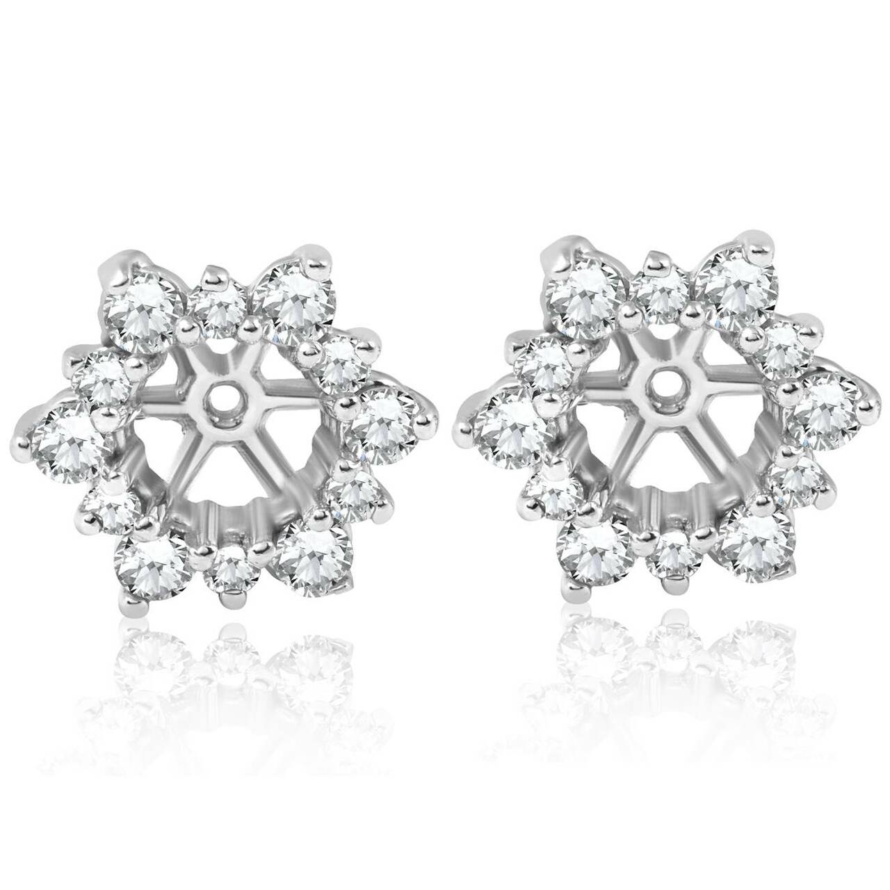 white gold diamond earring jacket