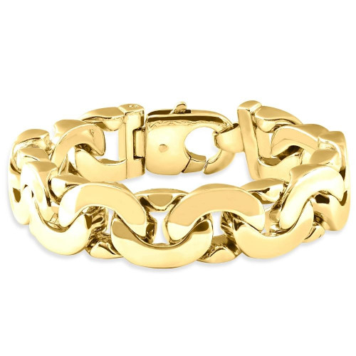 Men's Heavy Mariner 14k Gold (206gram) or Platinum (331gram) 16.5
