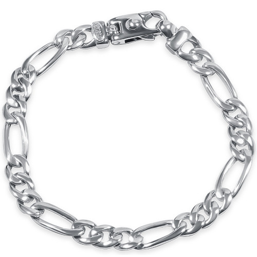 I'M OK for RHC Silver Figaro Bracelet（L） .51613__41921.1732315660.500.
