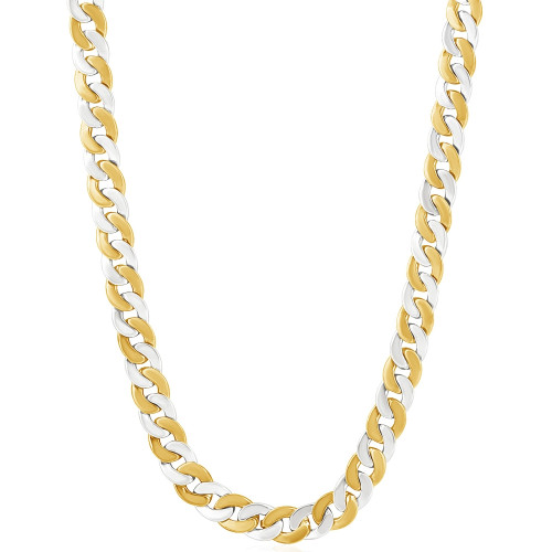 14k Cuban Chain 47センチ Mens Cuban 14k Gold (72gram) or Platinum (115gram) 7.5mm Link