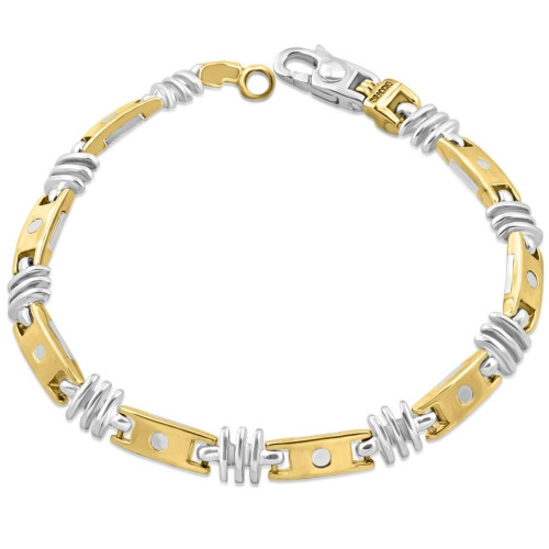 Men's Designer 14k Gold (21gram) or Platinum (34gram) 4mm Link