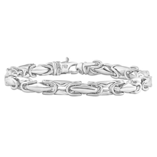 Men's Byzantine Round Link 14k Gold (59gram) or Platinum (96gram