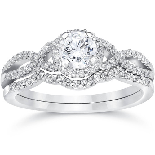 Monogram Infini Engagement Ring, White Gold and Diamond - Categories Q9M34C