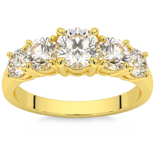 yellow stone diamond ring