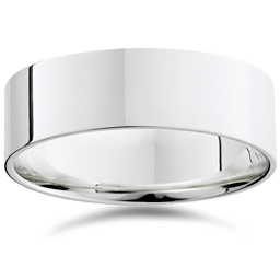 Flat Style Wedding Band