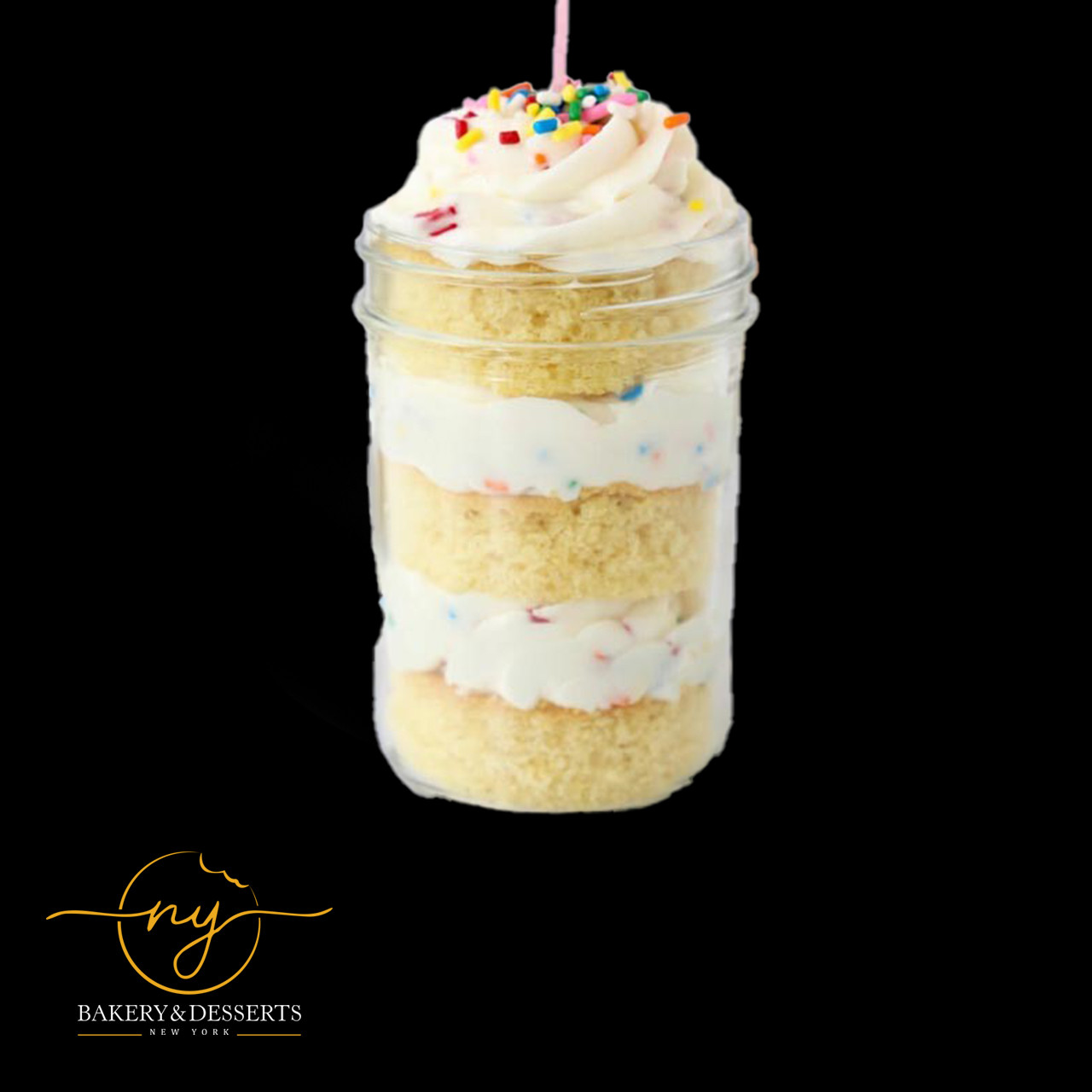 Cake Batter JAR - Layered Dessert Jar | Jars By Dani