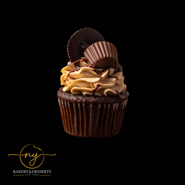 Fresh Handmade Peanut Butter Chocolate Cupcake