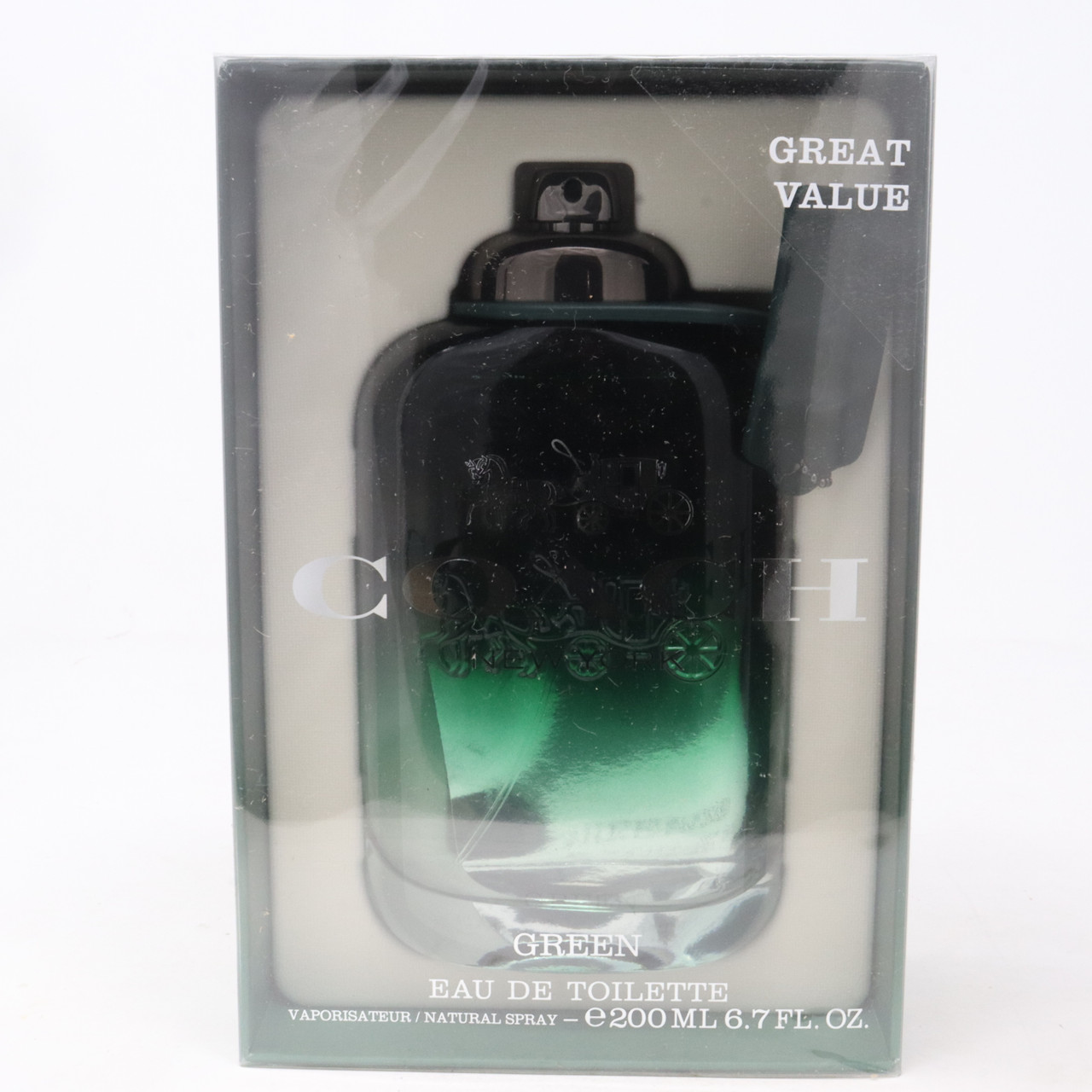 Green by Coach Eau De Toilette 6.7oz 200ml Spray New With Box