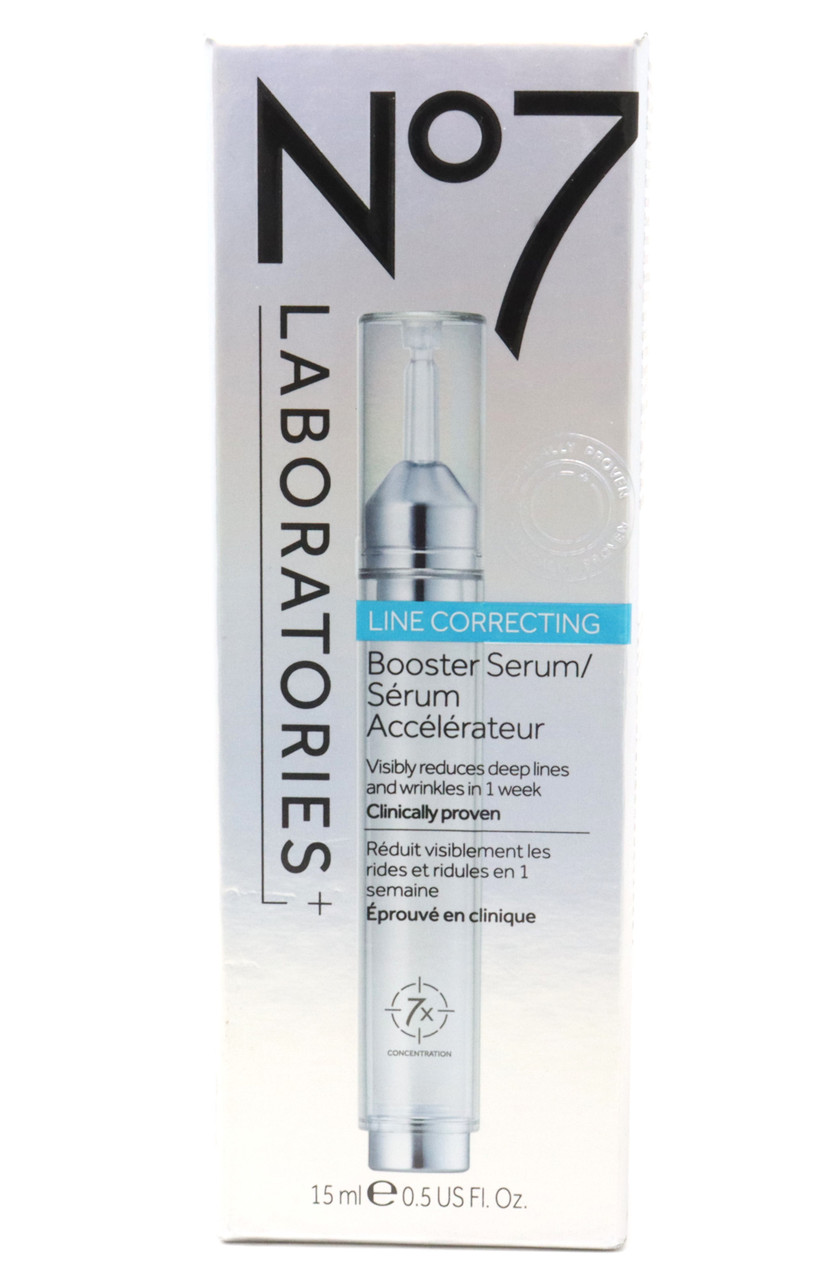 No7 Laboratories Line Correcting Booster Serum 0.5oz/15ml New With Box