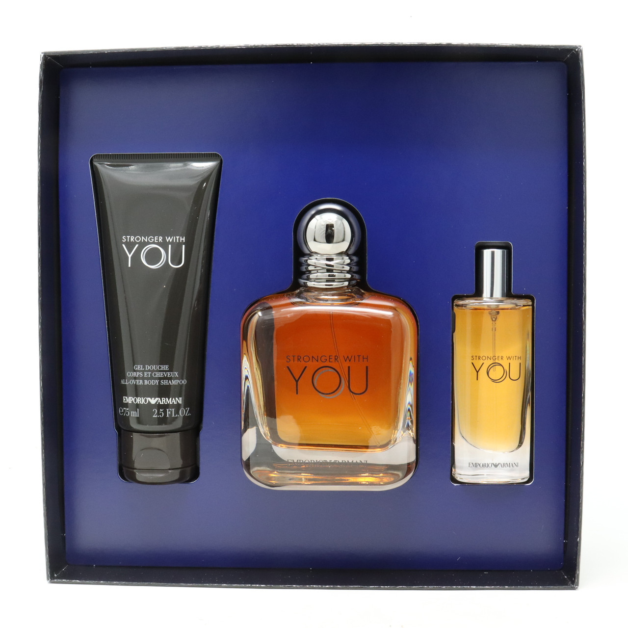 Giorgio Armani Strong With You Eau De Toilette 3-Pc Set / New With Box