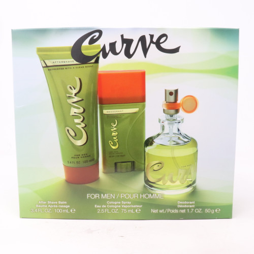 Curve 3-Pc. Eau De Cologne Gift Set 100 ml + 75 ml + 50 ml