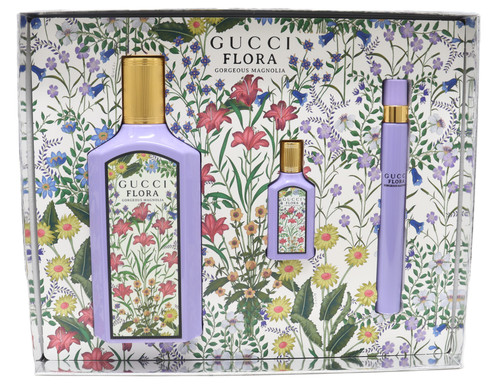 Flora Gorgeous Magnolia 3-Pc. Eau De Parfum Gift Set 100 ml + 10 ml + 5 ml Flora Gorgeous Magnolia 3-Pc. Eau De Parfum Gift Set 100 ml + 10 ml + 5 ml