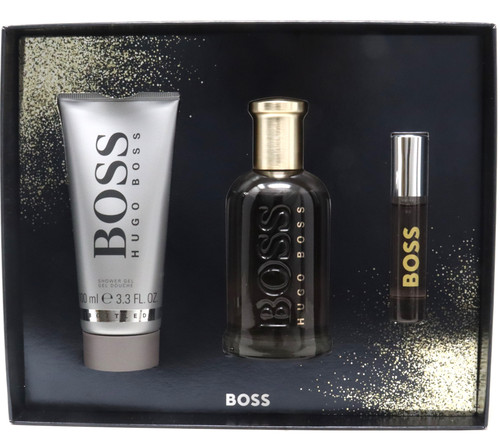 Boss Bottled 3-Pc. Eau De Parfum Gift Set 100 ml + 100 ml + 10 ml