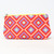 Multi-Color Geo Print Cosmetic Bag