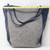 Grey And Blue Tote Bag