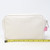 White And Pink Cosmetic Bag