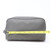 Men's Gray And Green Toiletry Bag