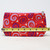 Red/Purple Swirl Print Cosmetic Bag