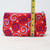 Red/Purple Swirl Print Cosmetic Bag