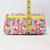 Pink/Blue Patterned Cosmetic Bag