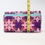 Purple Flower Print Cosmetic Bag