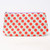 Red Circles Printed Cosmetic Bag