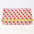 Red Circles Printed Cosmetic Bag