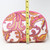 Pink And Pruple Boho Print Cosmetic Bag