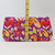 Purple/Colored Hearts Print Cosmetic Bag