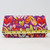 Purple/Colored Hearts Print Cosmetic Bag