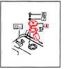 Mahindra 16996642300 fuel / main gauge assembly is the original dash‑mounted electric fuel level gauge used on 10 Series 2810, 3510, and 4110 tractors with old sheet metal, shown as reference number 4 in the ELECTRIC SYSTEM 3 and ELECTRIC SYSTEM 4 chassis diagrams and installed one per tractor to monitor fuel level from the instrument cluster.