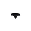 Mahindra 36508410010 side panel locking knob for 2810, 3510 and 4110 old sheet‑metal tractors, round molded knob with threaded stud that secures the fan cover/side panel and unscrews by hand to remove the side shield for service.